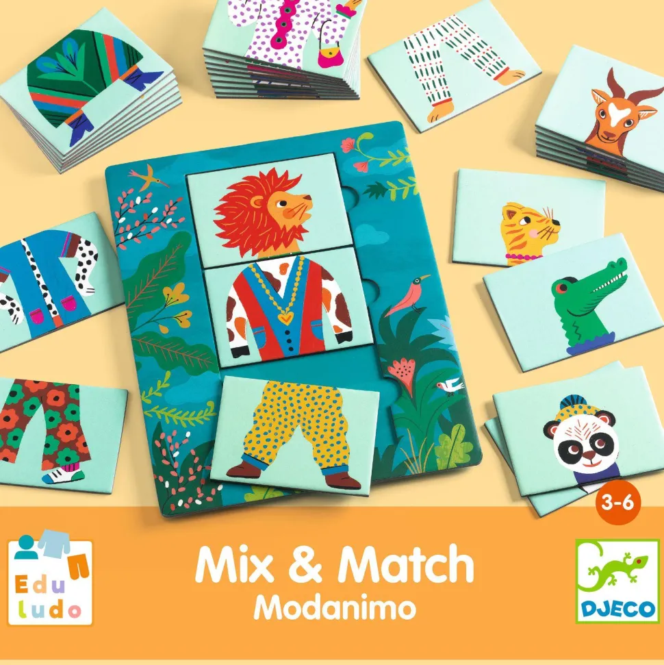 JEUX EDUCATIFS - COOL SCHOOL : Mix & Match Modanimo - Djeco