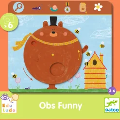 JEUX EDUCATIFS - EDULUDO : Obs Funny - Djeco