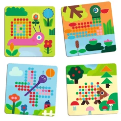 JEUX EDUCATIFS : Mosaïco Mini Animo - Djeco