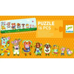 JEUX EDUCATIFS - PUZZLES DUO-TRIO : Grands & petits à la ferme - Djeco