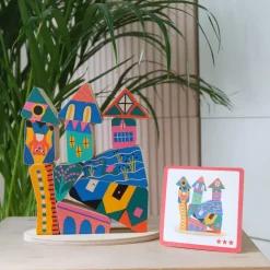 JEUX EDUCATIFS BOIS - CONSTRUCTION GALLERY : Ze Stakaboom - Djeco