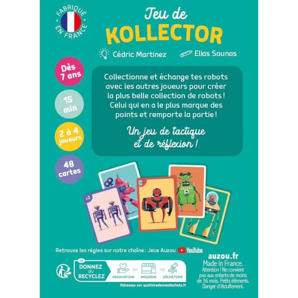 Jeux de cartes - Jeu de kollector - Editions Auzou