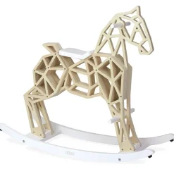 Jouet à bascule en bois : cheval à bascule diamant - Vilac