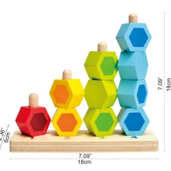 Jouet à empiler : Perles à compter - Hape
