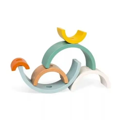 Jouet à tirer : Tortue arc-en-ciel sweet coco à promener - Janod