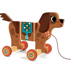 jouet à tirer en bois : Nico - Djeco