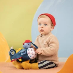 JOUET D'ACTIVITES AVION POUR BEBE JULES LE CHIEN - Lilliputiens
