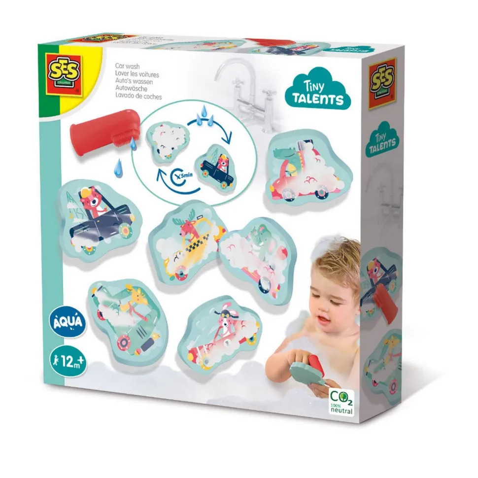 Jouet de bain : Lavage de voitures - SES Creative