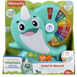 Jouet d'éveil musical Linkimals : Solal Le Narval - Fisher-Price