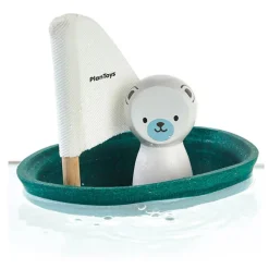 Jouet pour le bain: Bateau ours polaire - Plan Toys