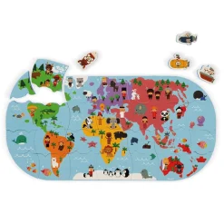 Jouets de Bain : carte des explorateurs - Janod