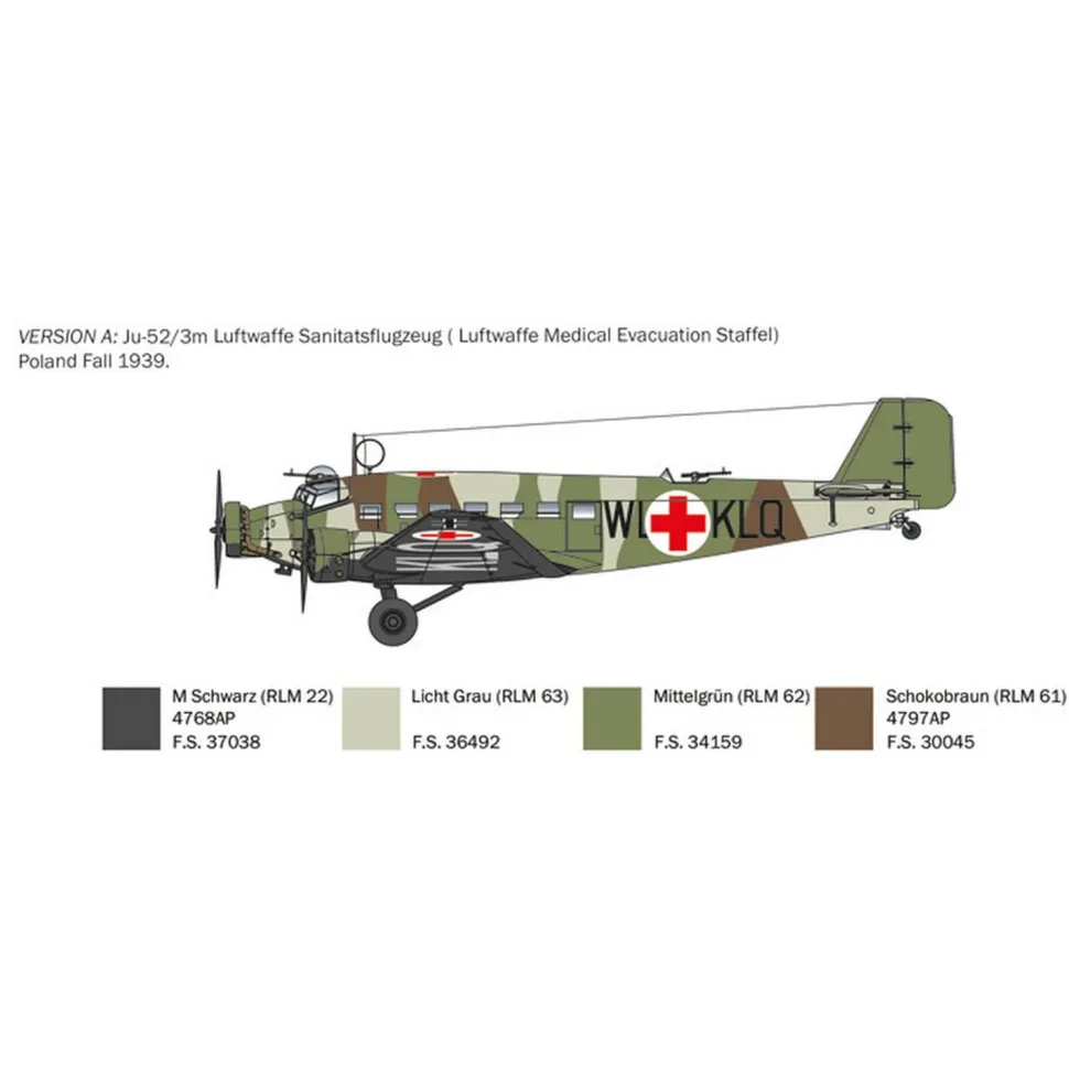 Junkers Ju52/3m 1/72 - Italeri