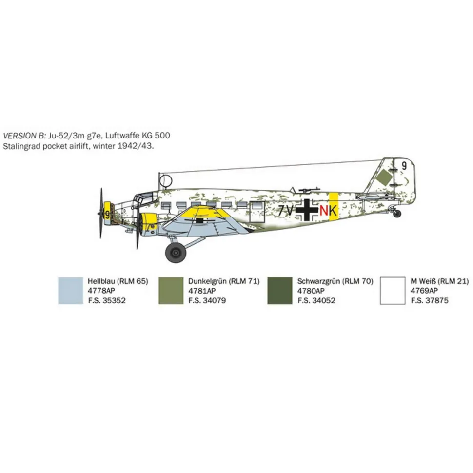 Junkers Ju52/3m 1/72 - Italeri