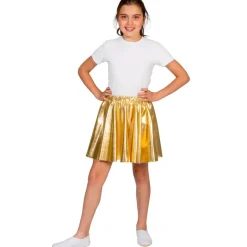 Jupe disco lamée or - Fille - RueDeLaFete