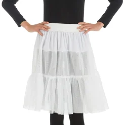 Jupon long adulte Blanc - RueDeLaFete