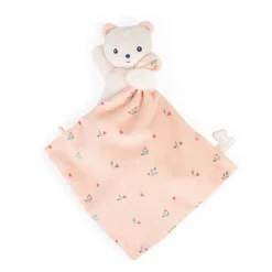 Kaloo Carré Douceur : Doudou Ours Feuilles d'amour - Kaloo
