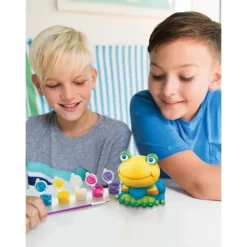 KidzMaker: PEINDRE VOTRE PROPRE GRENOUILLE DE JARDIN EN TERRE CUITE - 4M