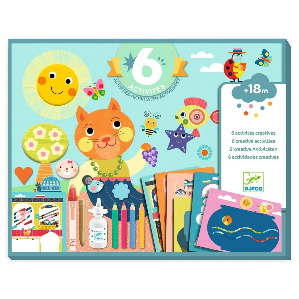 Kit activitées créatives : Le chat et ses amis - Djeco