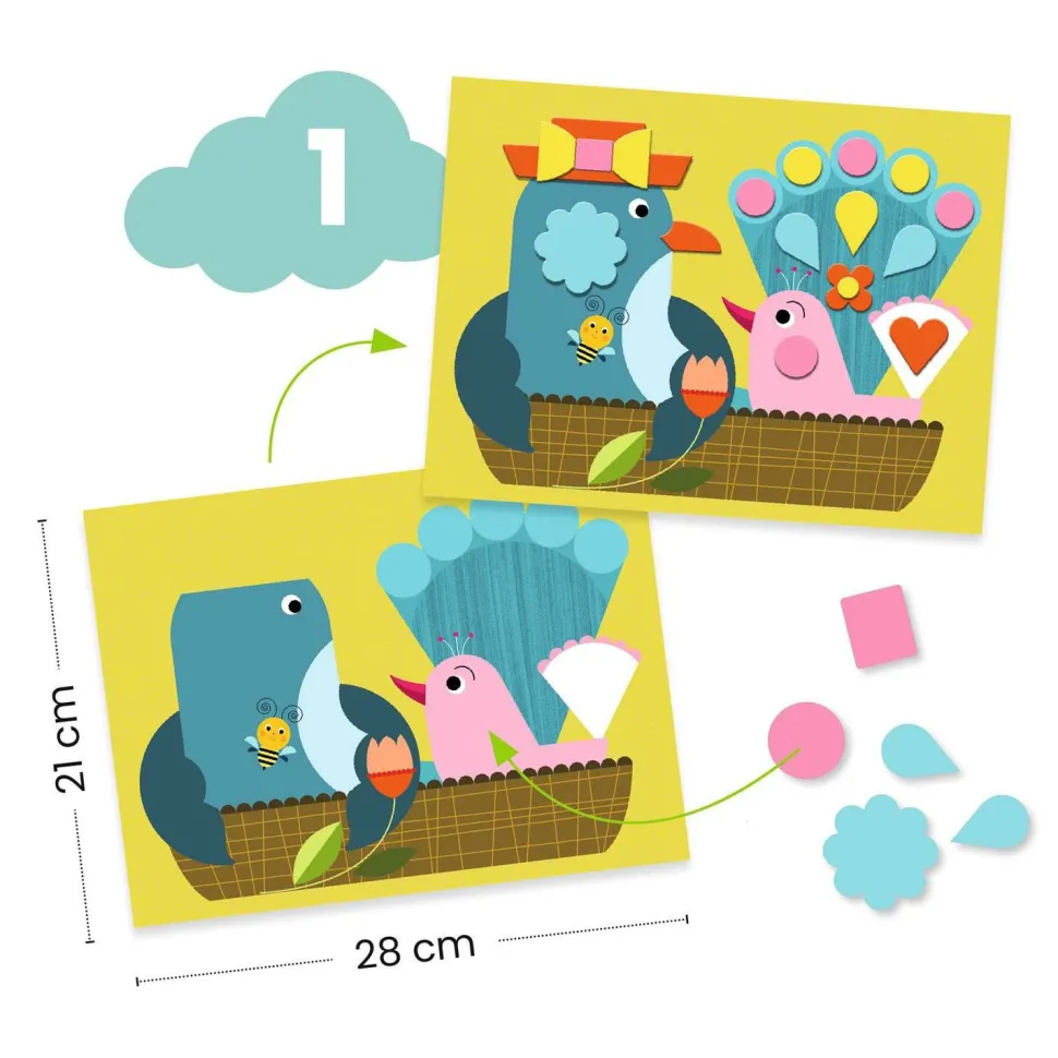 Kit activitées créatives : Le chat et ses amis - Djeco