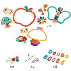 Kit artistique : Art du fil : Le Jardin - Djeco