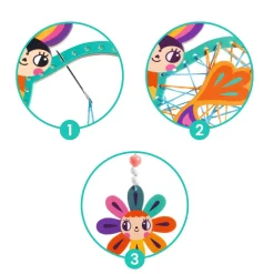 Kit artistique : Art du fil : Le Jardin - Djeco