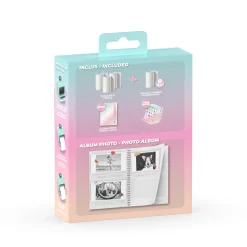 Kit créatif : album photo memories + 4 rouleaux - Mob