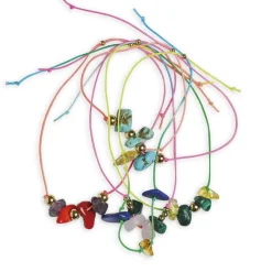 Kit créatif :16 Bijoux pierres porte-bonheur - Janod