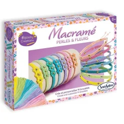 Kit créatif : Macramé - Perles et Fleurs - Sentosphère