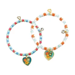 Kit créatif bijoux : Enfilage Cœur - Djeco