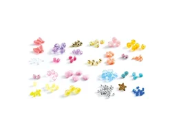 Kit créatif bijoux : Plateau d'enfilage et couronnes : Précieux - Djeco