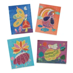 Kit créatif tableaux de perles : Féérie - Djeco