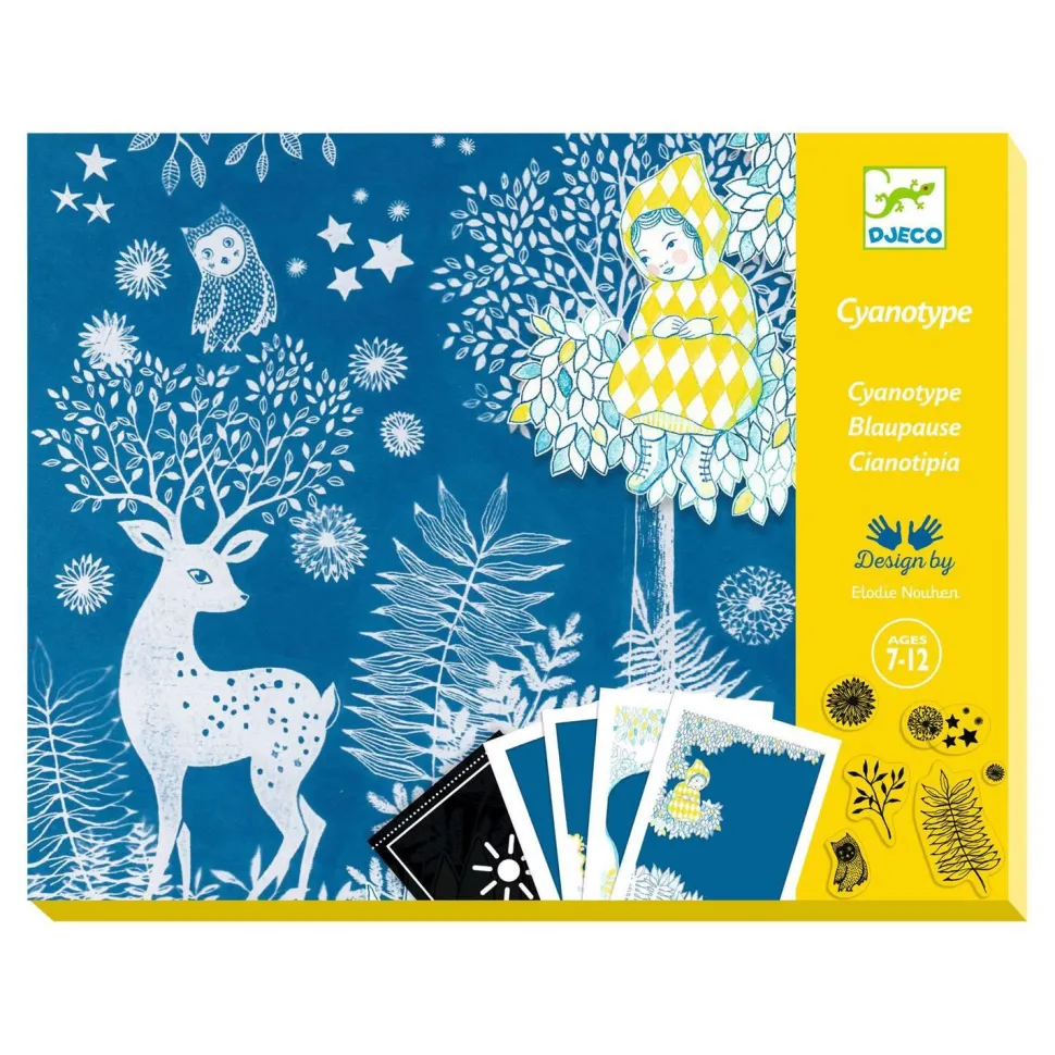 Kit cyanotype : Au clair de la lune - Djeco