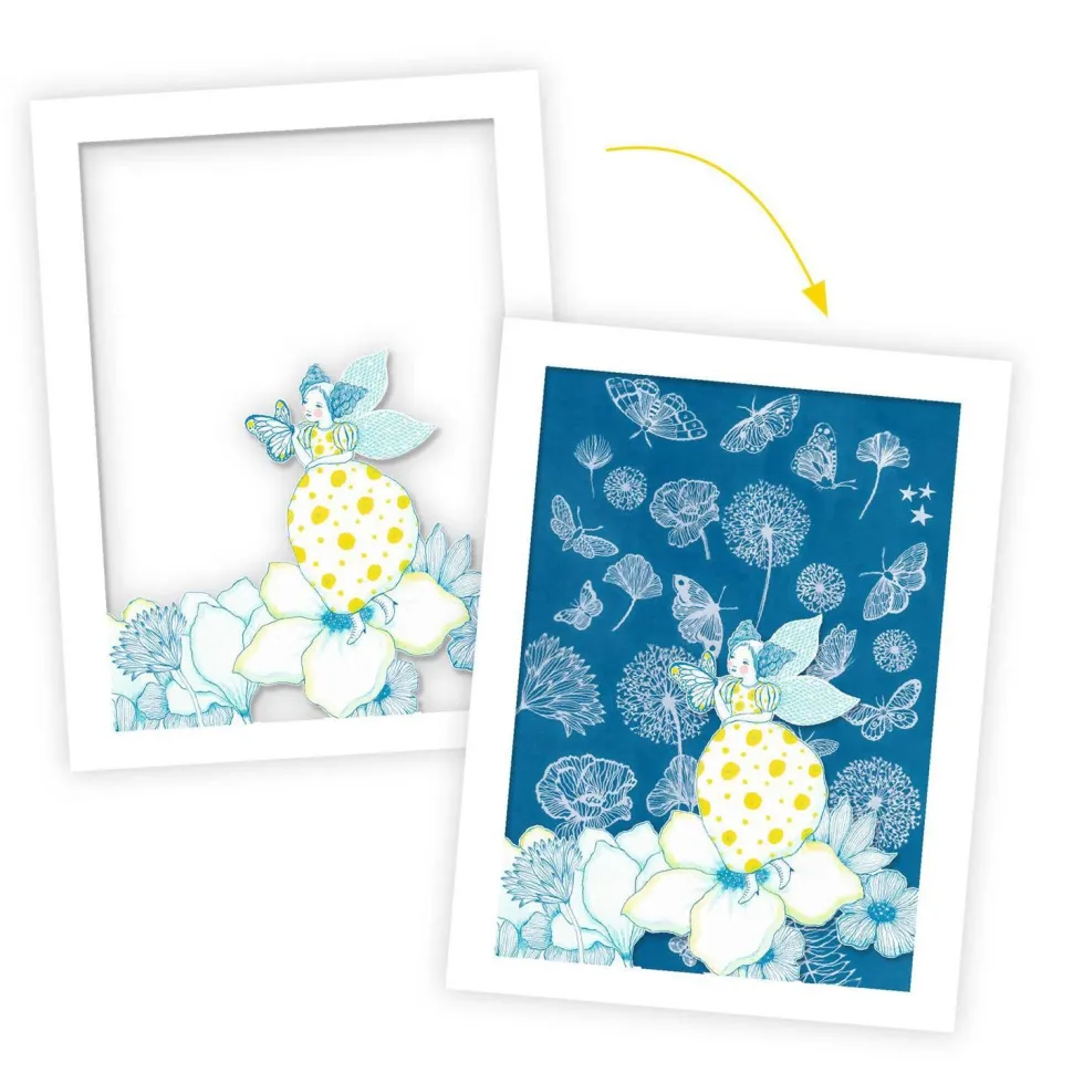 Kit cyanotype : Au clair de la lune - Djeco