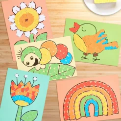 Kit de bricolage : Premiers collages images printanières - Haba