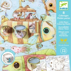 Kit de coloriages : Le voyage de Malo - Djeco