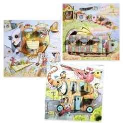 Kit de coloriages : Le voyage de Malo - Djeco