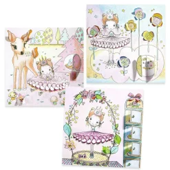 Kit de coloriages : Les petites portes de Pupi - Djeco