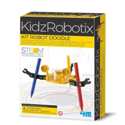 Kit de fabrication KidzRobotix : Robot artiste Doodle - 4M