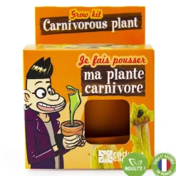 Kit de jardinage : Graines de plantes carnivores - A faire pousser - Radis et Capucine