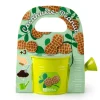 Kit de jardinage : Mini arrosoir vert et ses graines de cacahuète - Radis et Capucine
