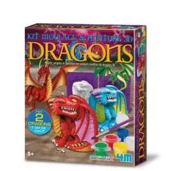 KIT DE MOULAGE: DRAGONS 3D - 4M