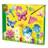 Kit de moulage en plâtre Papillons scintillants - SES Creative