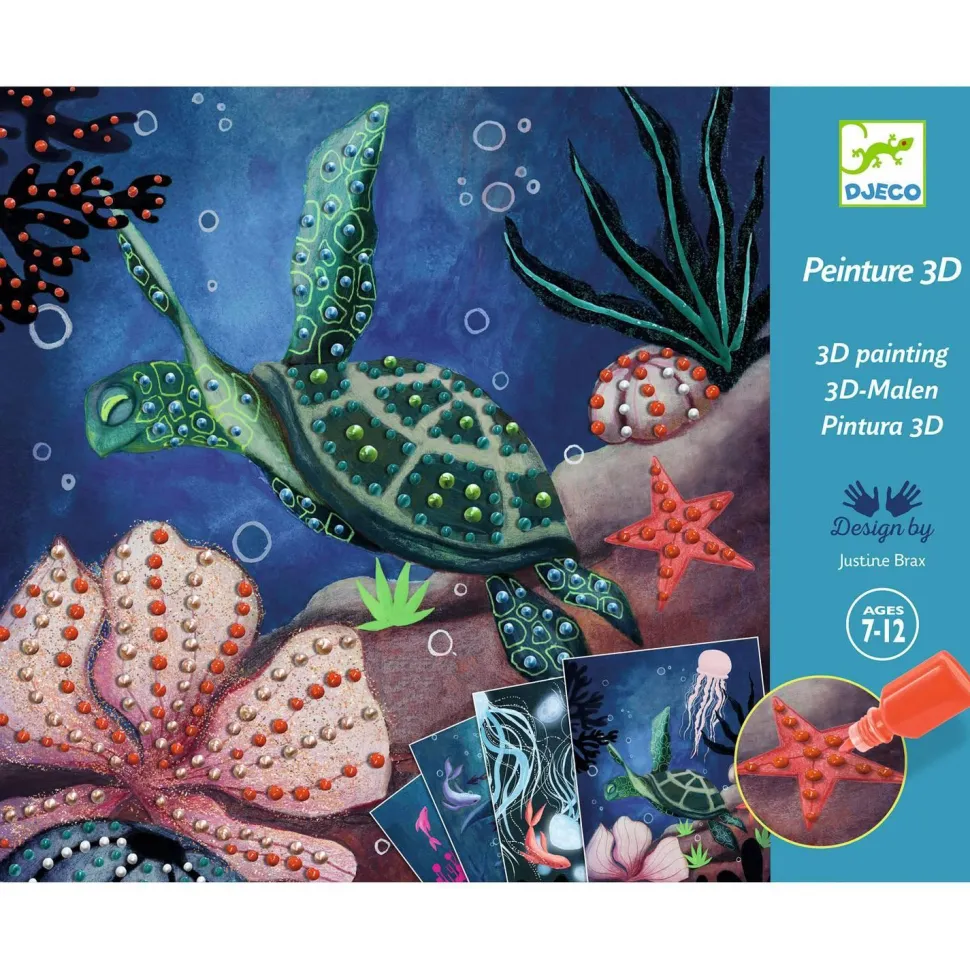 Kit de peinture 3D : Abysses - Djeco