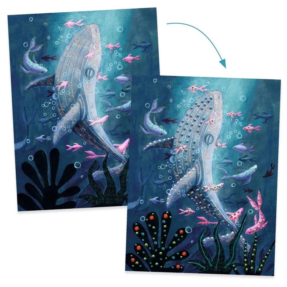 Kit de peinture 3D : Abysses - Djeco