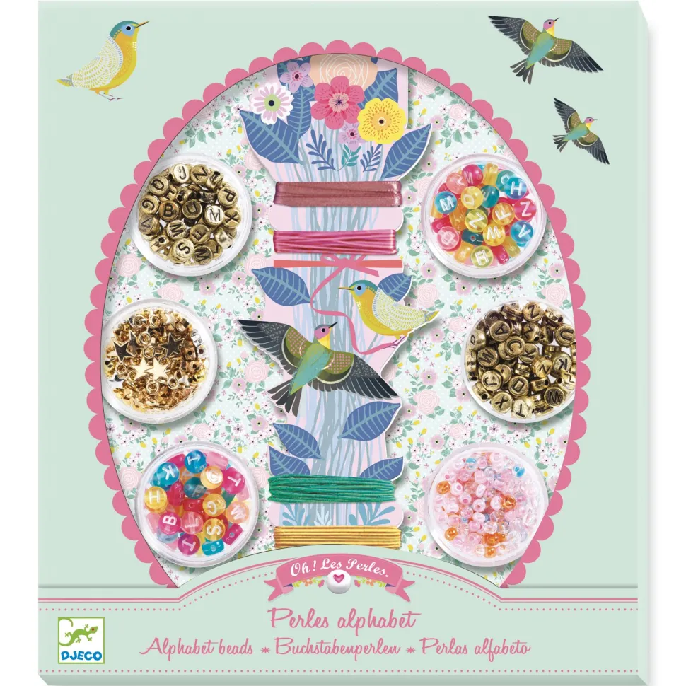 Kit de perles "oh les perles" : Alphabet - Djeco