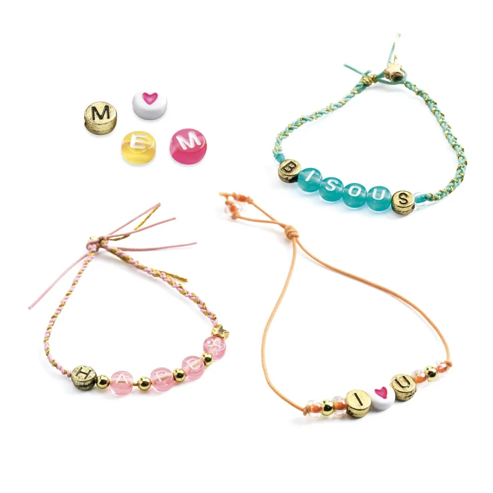 Kit de perles "oh les perles" : Alphabet - Djeco