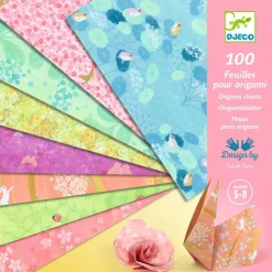 Kit feuilles pour origami : Haru - Djeco