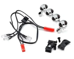 Kit Lumiere Chrome Avec 4 Diodes Claires - Traxxas