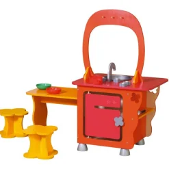 Kitchenette avec table et tabourets - JB-Bois