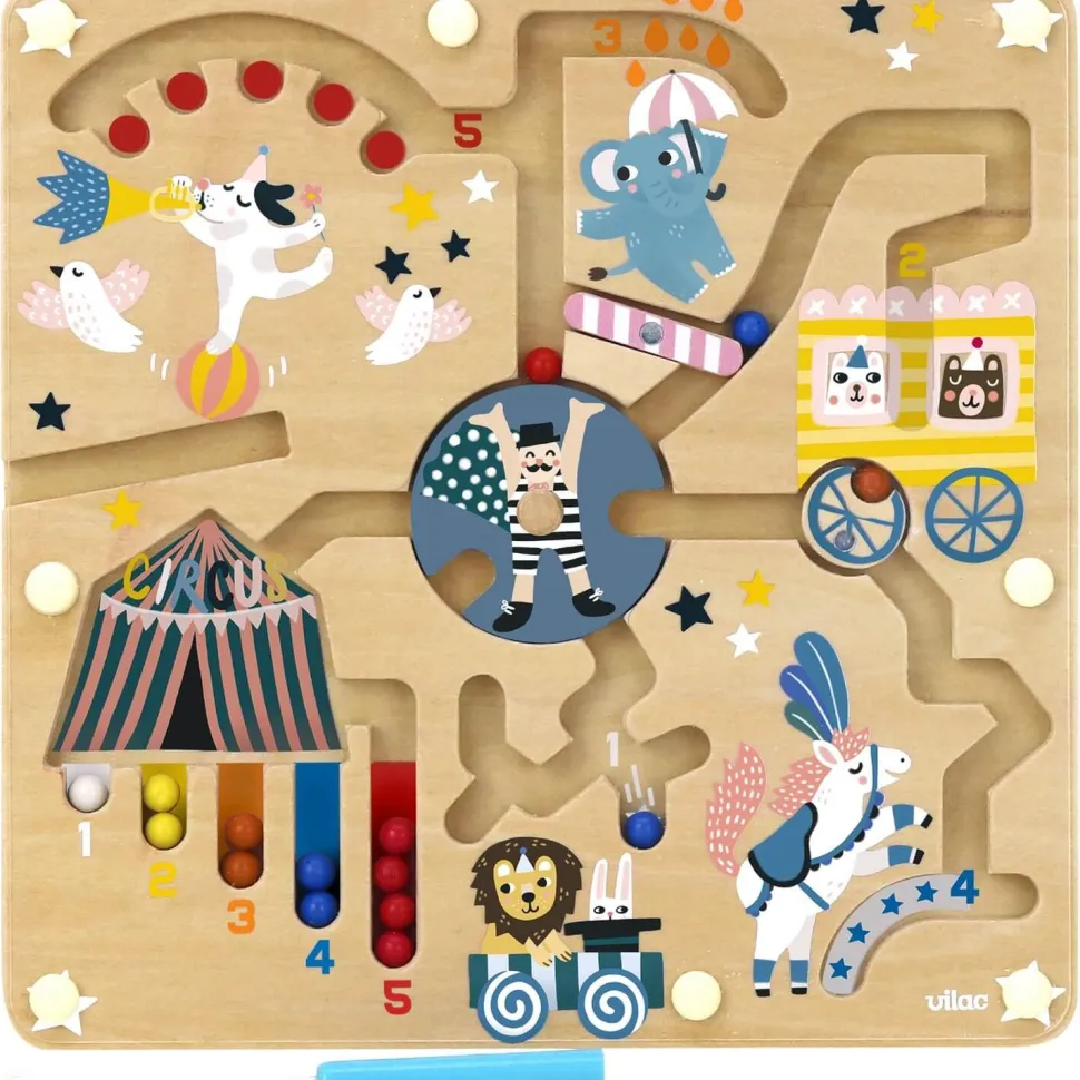 Labyrinthe magnétique Circus par Michelle Carlslund - Vilac
